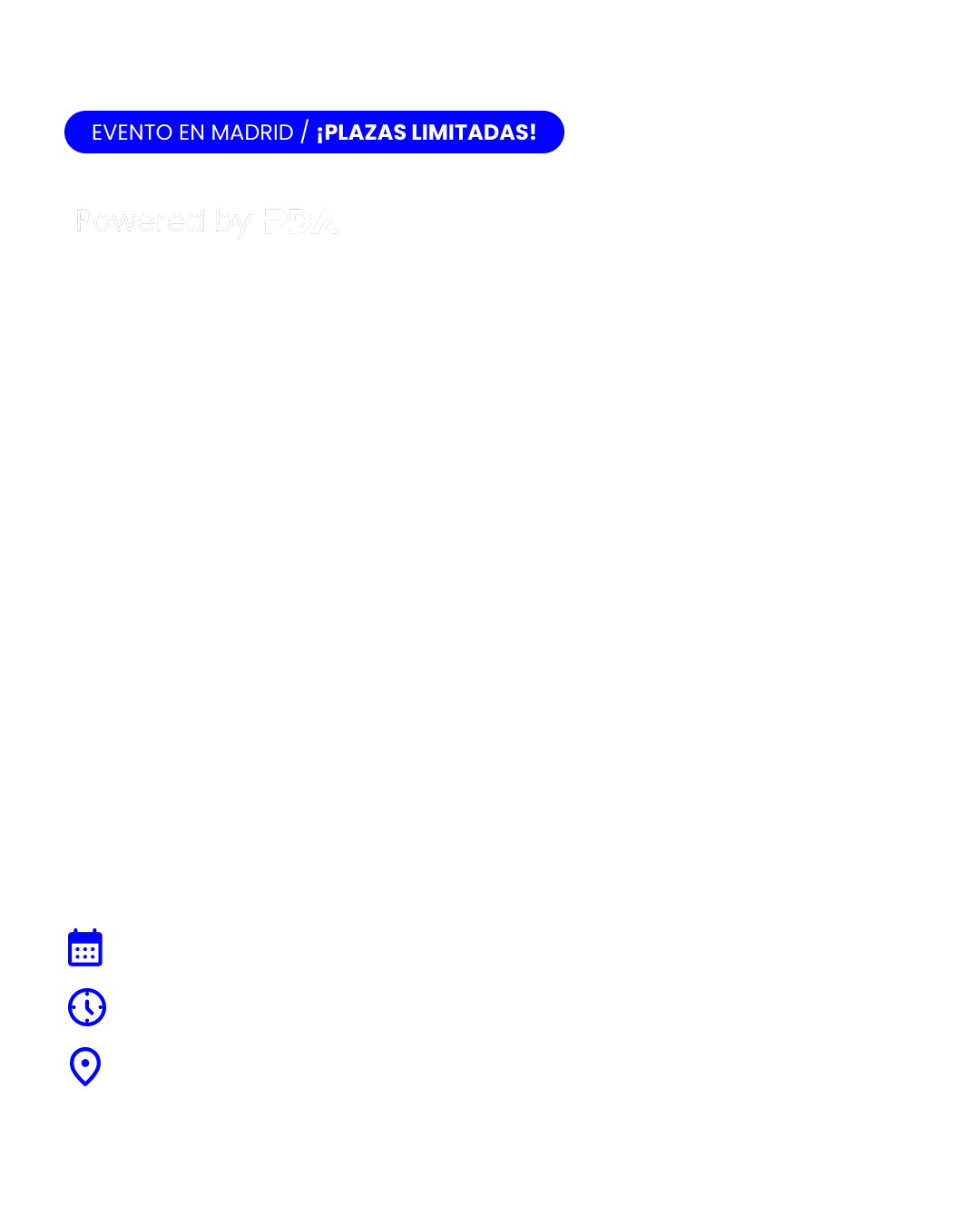 Evento Madrid PDA